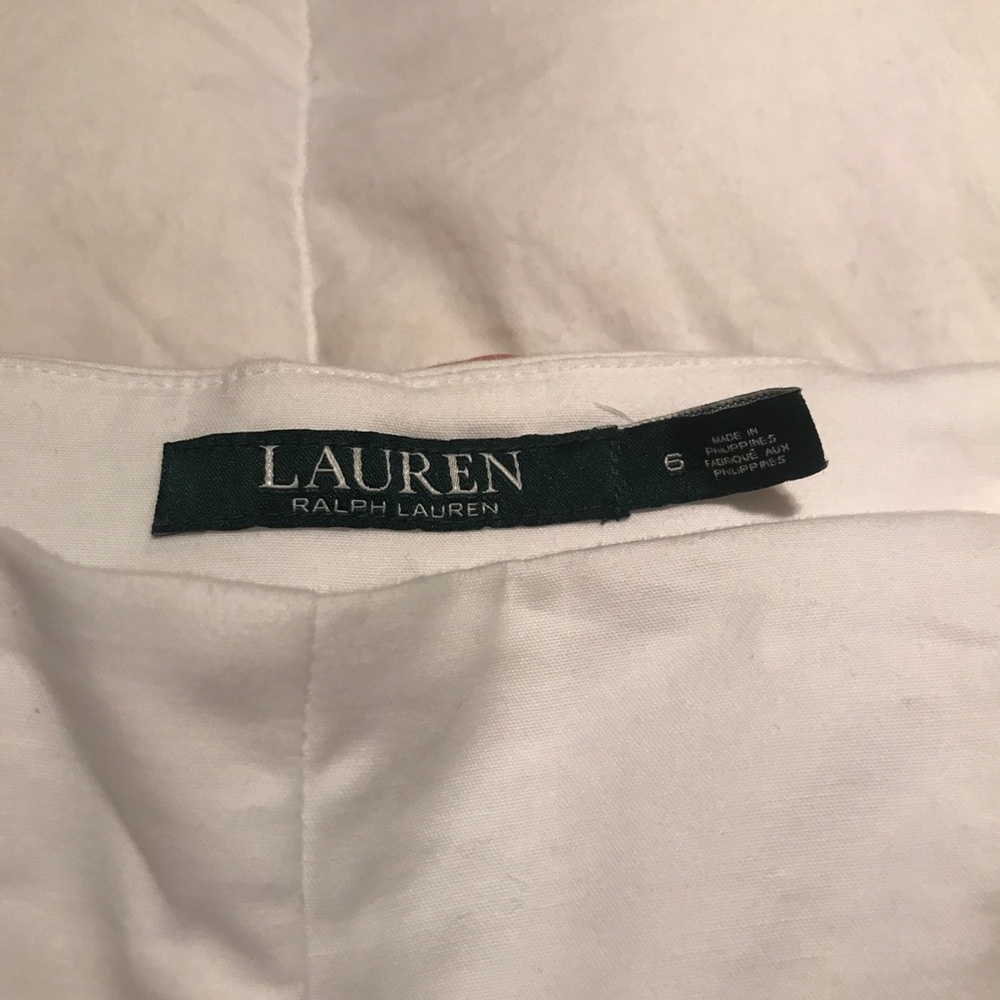 Ralph Lauren White pants size 6